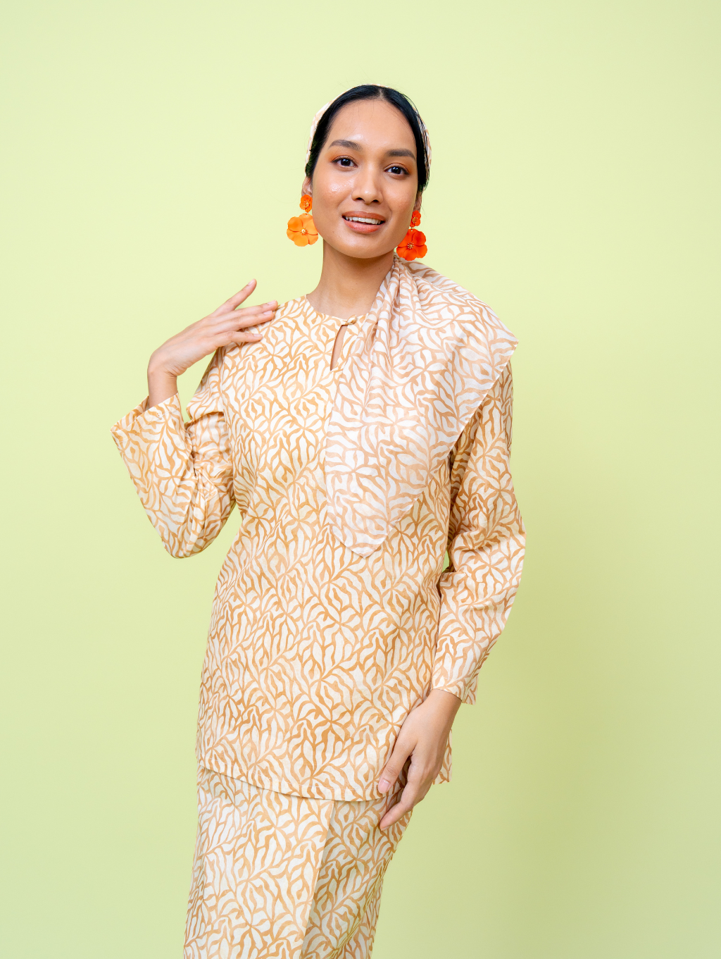 Grain Kurung - Cream