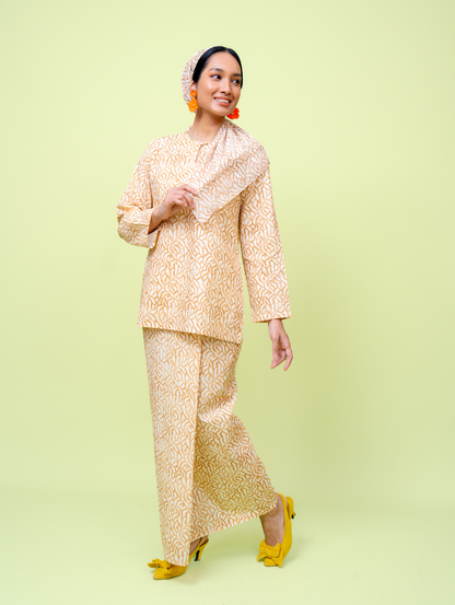 Grain Kurung - Cream