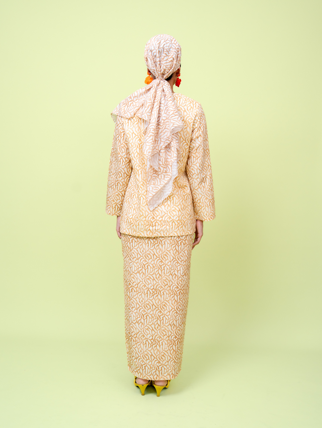 Grain Kurung - Cream
