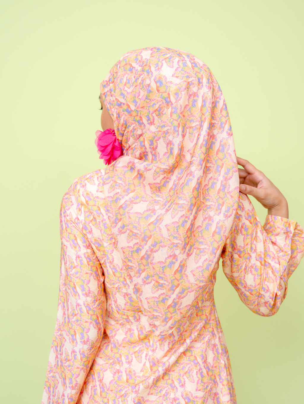 Square Scarf - Isidora Orange