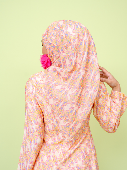 Square Scarf - Isidora Orange