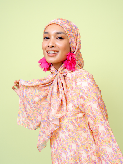 Square Scarf - Isidora Orange