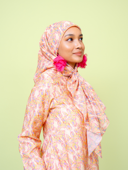 Square Scarf - Isidora Orange