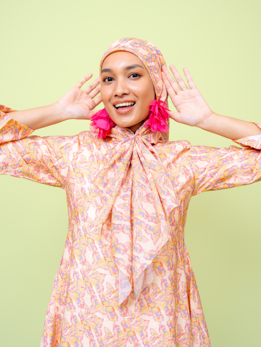 Square Scarf - Isidora Orange