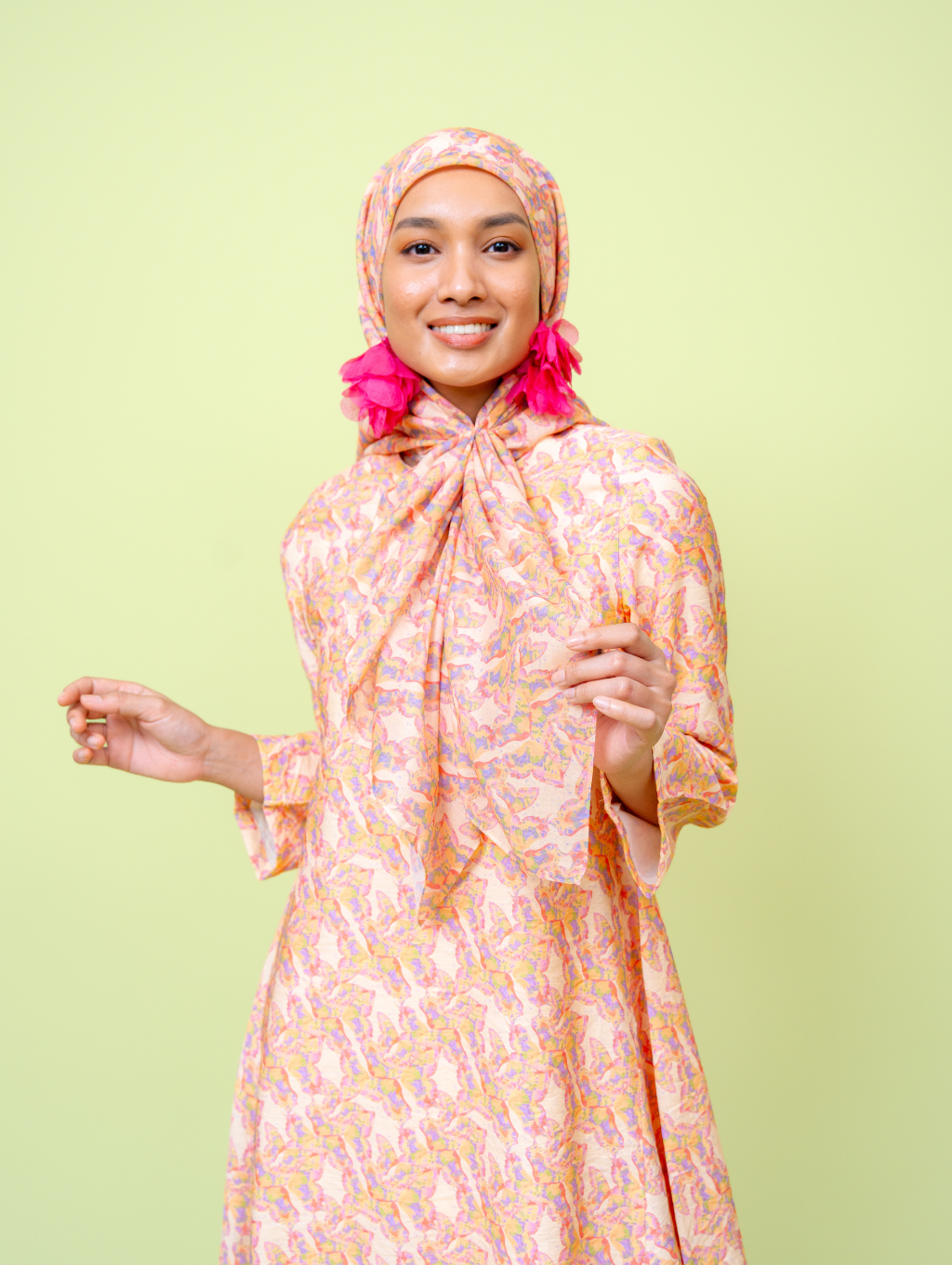 Square Scarf - Isidora Orange