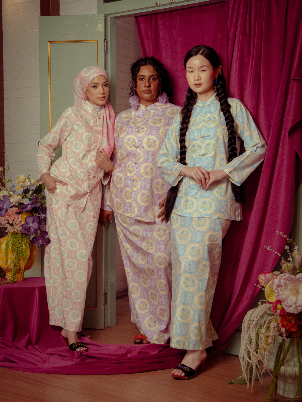 Mandarin Kurung - Gui Blue
