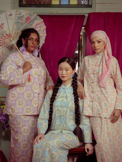 Mandarin Kurung - Gui Lilac
