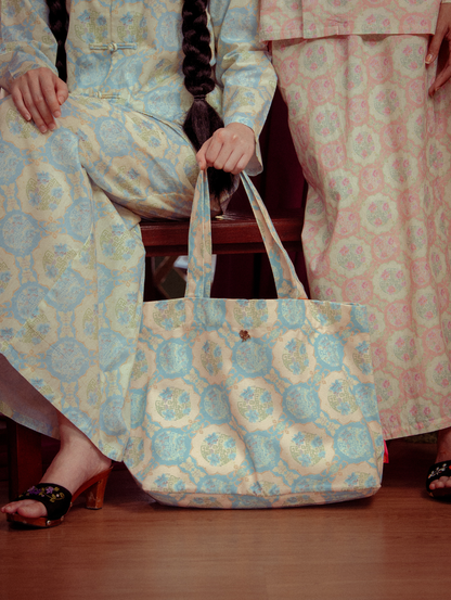 Canvas Tote Bag - Gui Blue