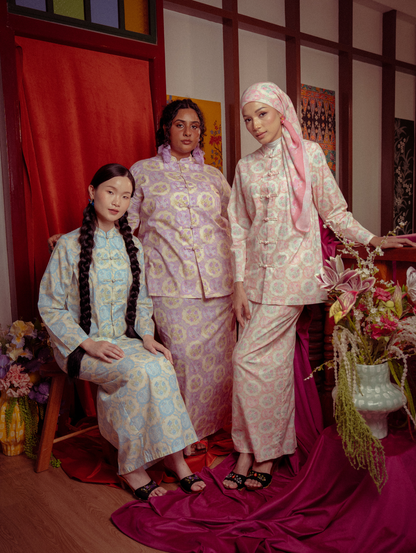 Mandarin Kurung - Gui Peach
