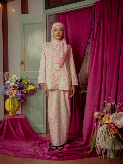 Mandarin Kurung - Gui Peach