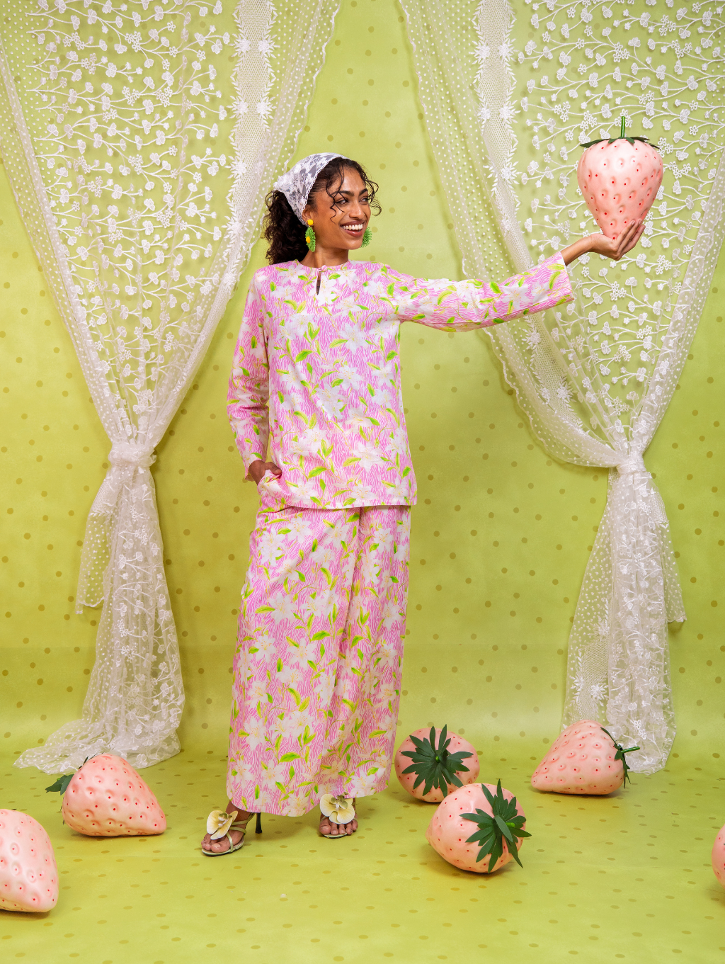 Fleurberry Kurung