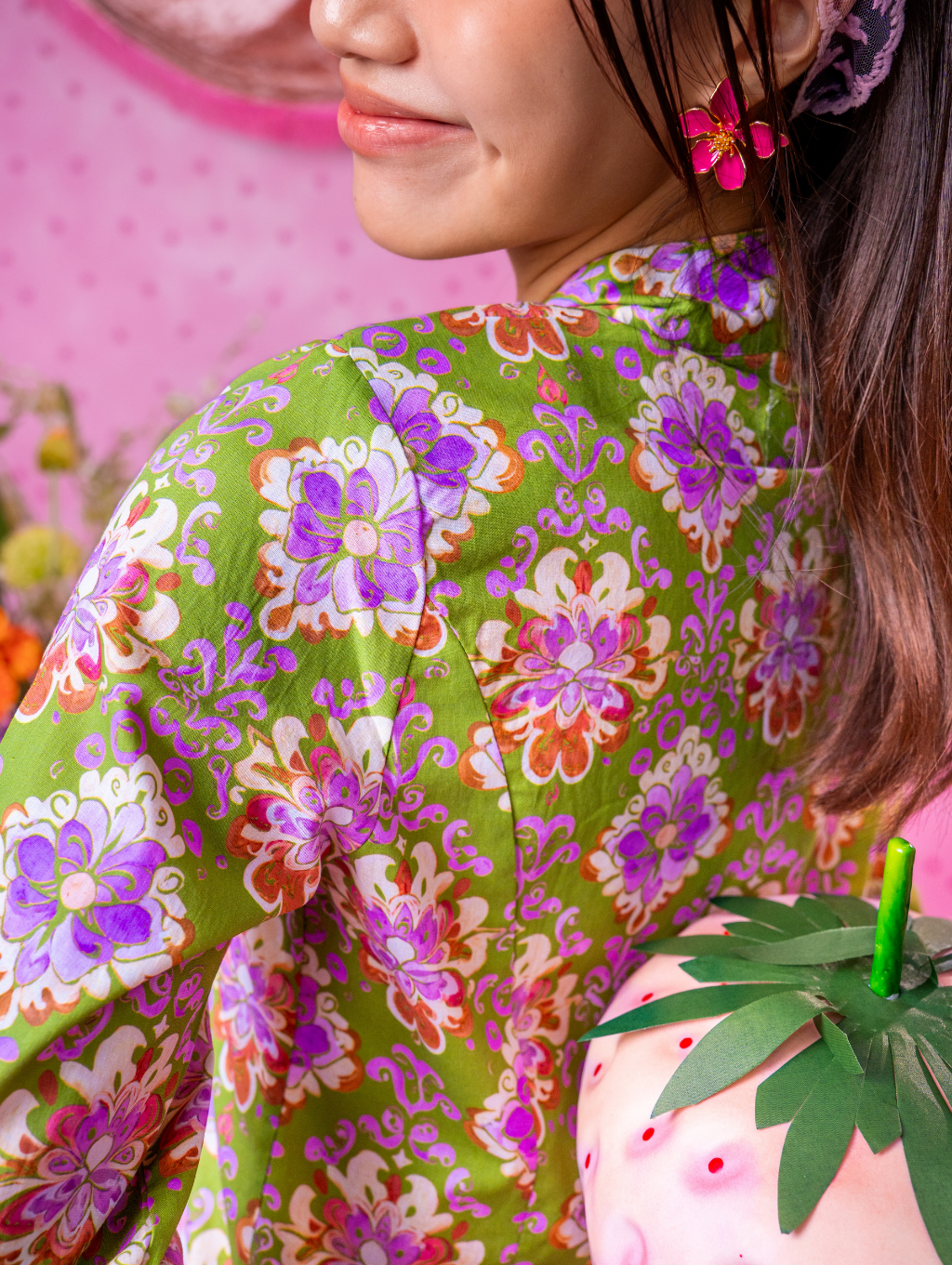 Melour Kebaya - Matcha Petal