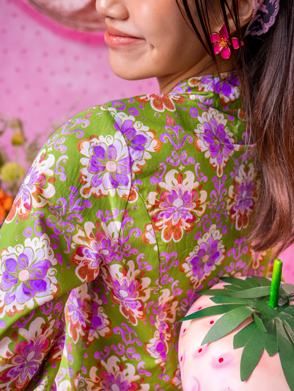 Melour Kebaya - Matcha Petal