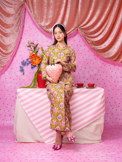 Melour Kebaya - Matcha Petal