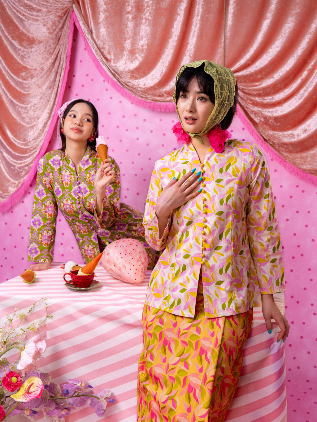 Melour Kebaya - Rosy Petal