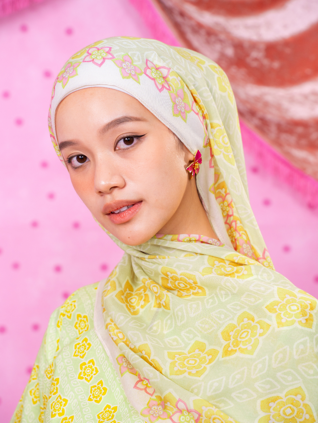 Lana Modal Shawl - Blossom Weave Green