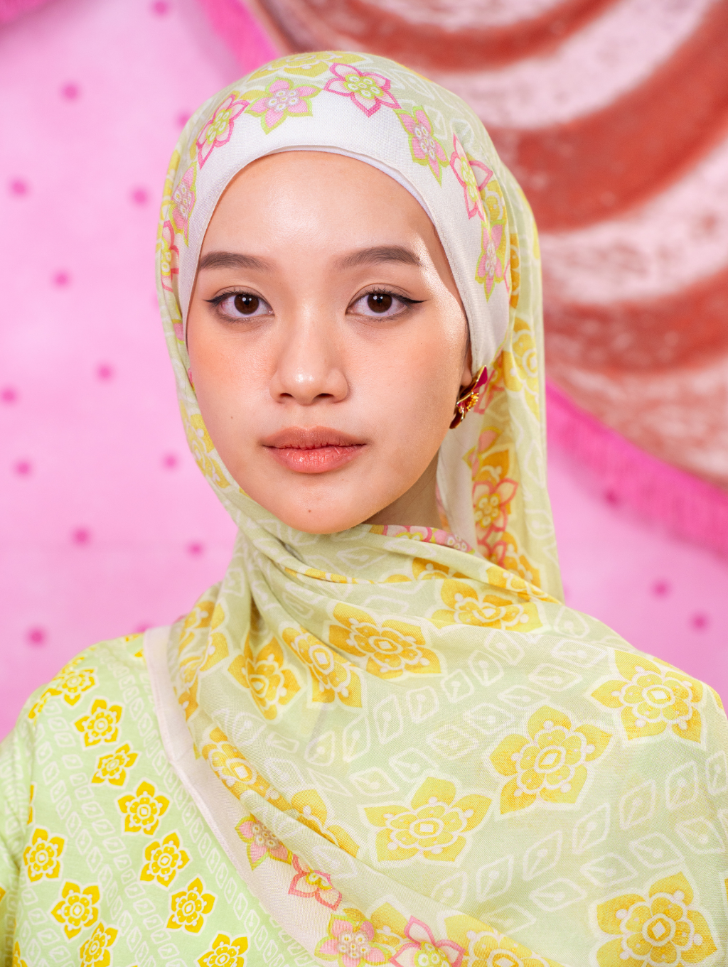 Lana Modal Shawl - Blossom Weave Green