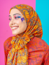 Square Scarf - Mariposa Orange