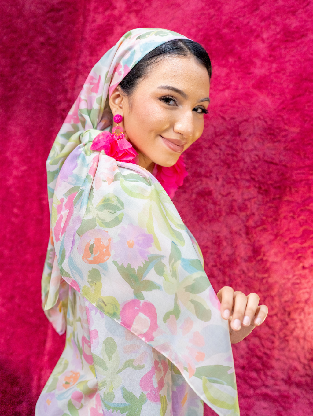 Square Scarf - Calanthe