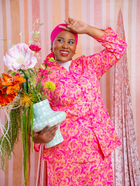 Melour Kebaya - Whimsyberry Fuchsia