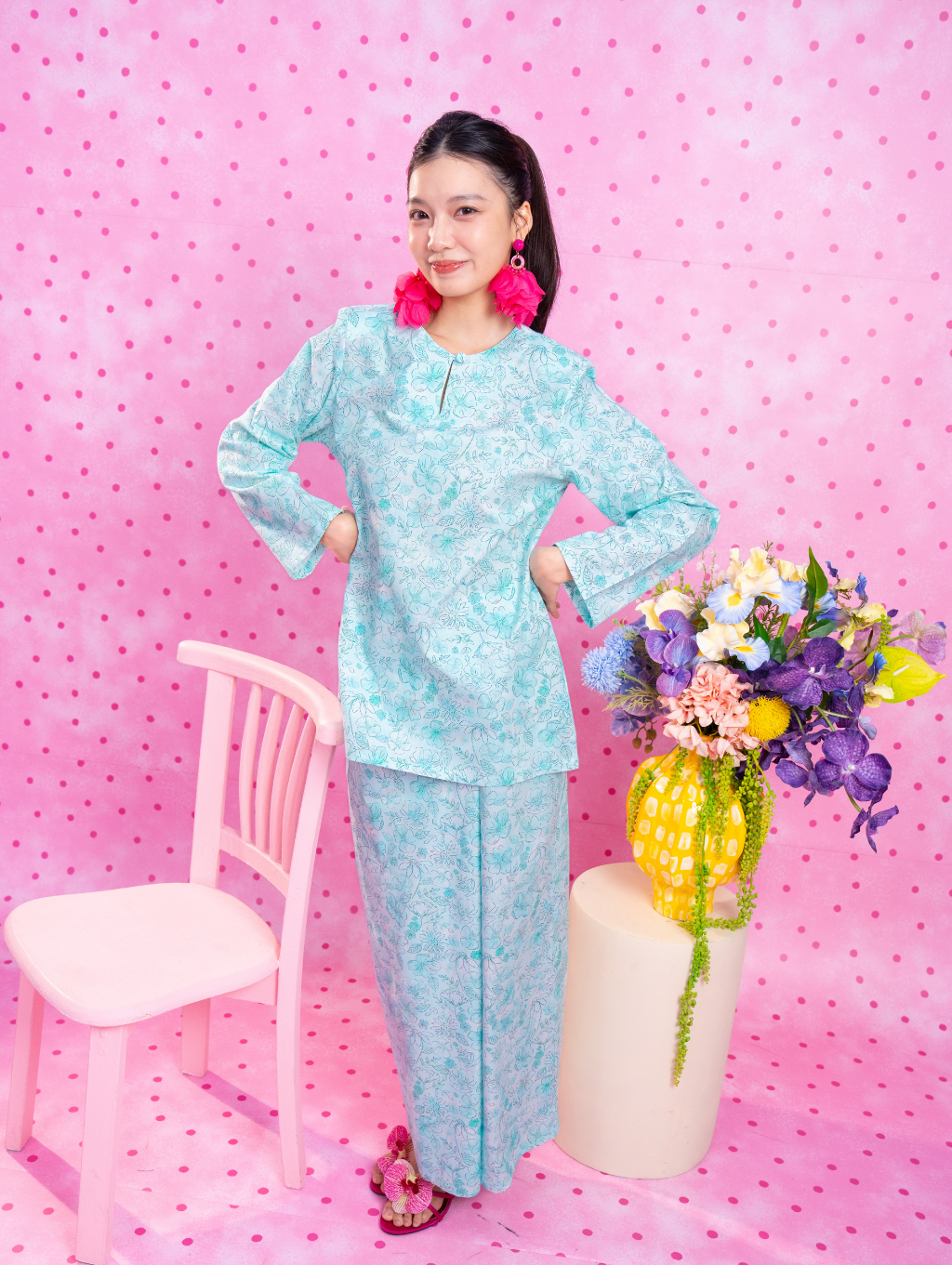 Rosaroo Kurung - Mint