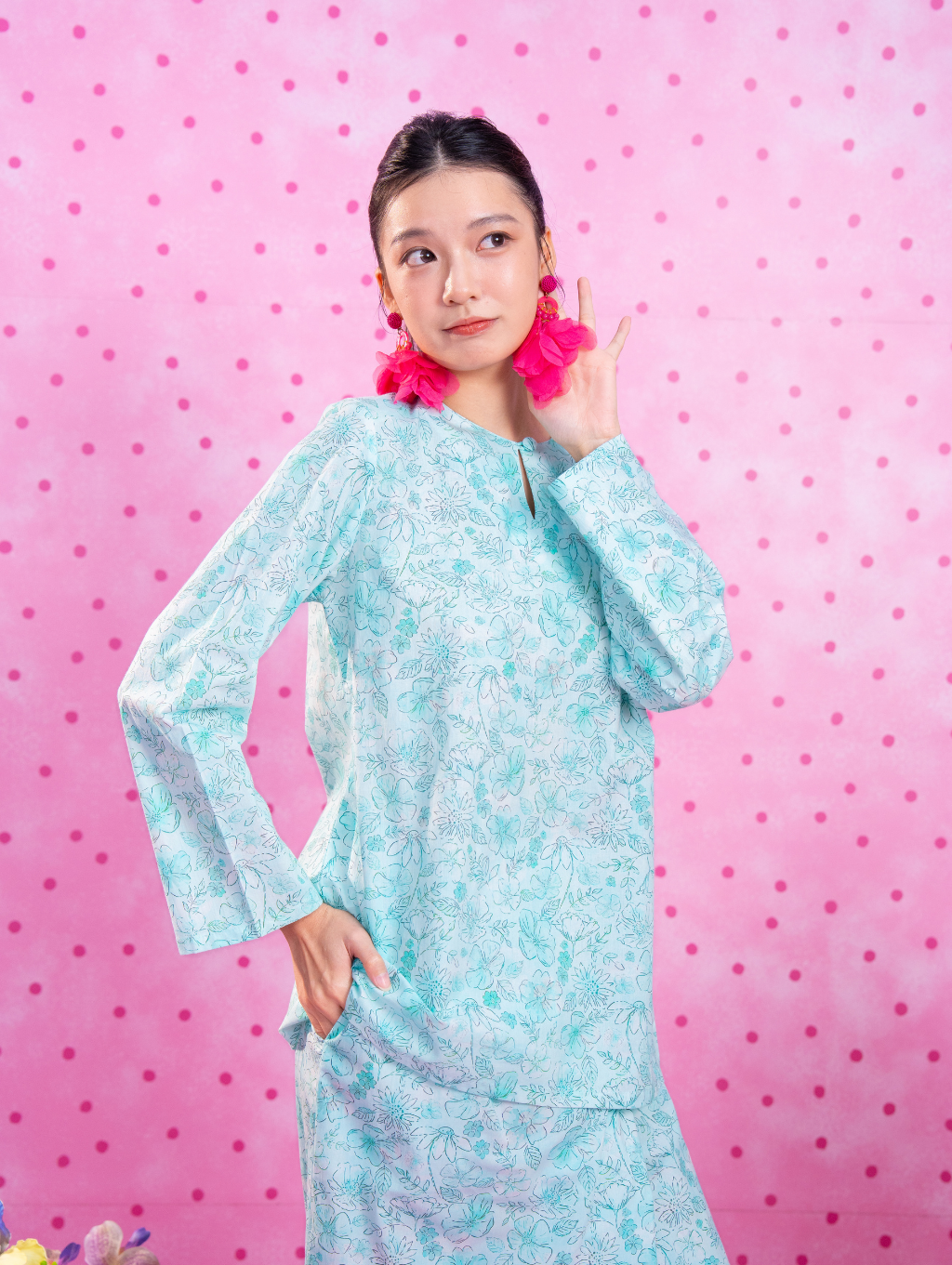Rosaroo Kurung - Mint