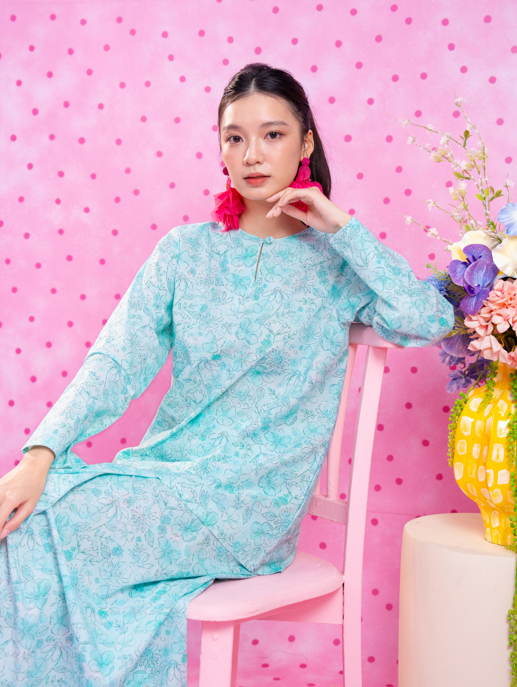 Rosaroo Kurung - Mint