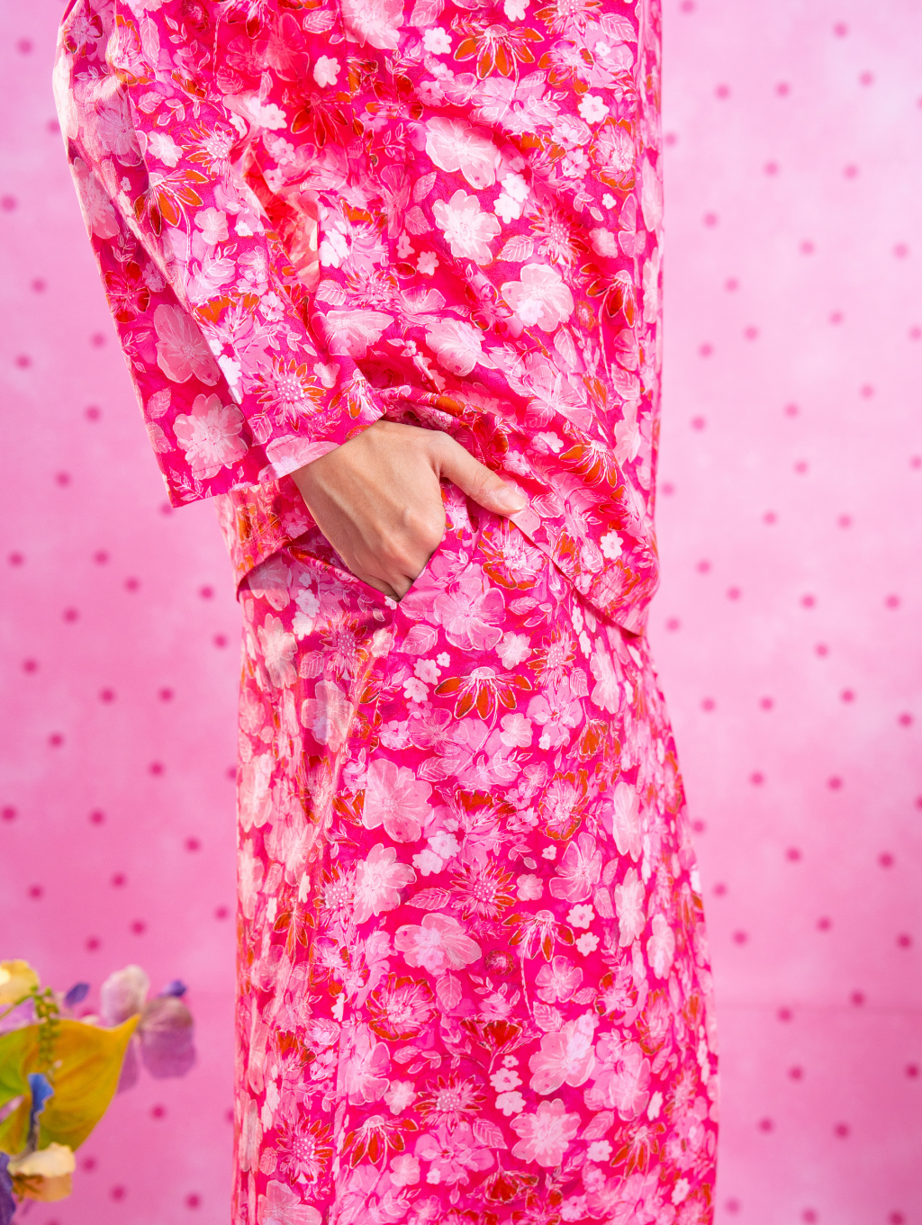 Rosaroo Kurung - Red