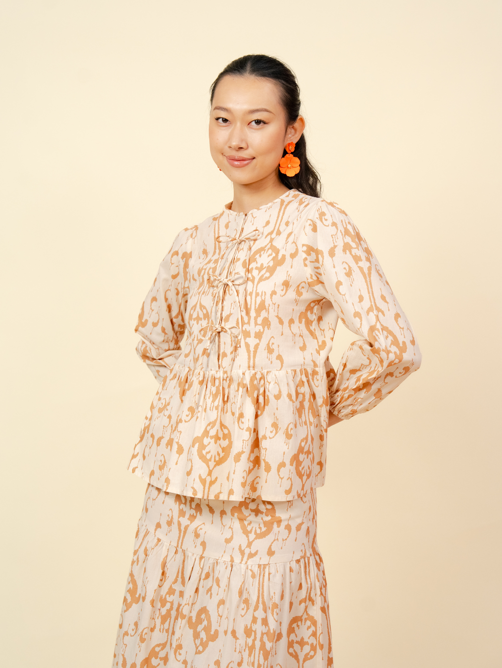 Tallulah Set Ribbon - Brown