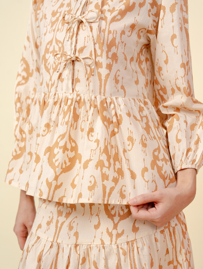 Tallulah Set Ribbon - Brown