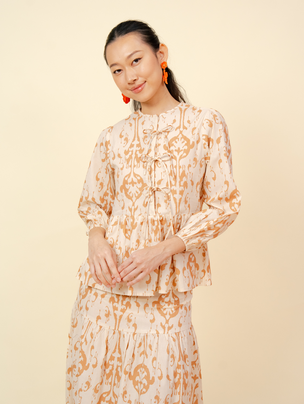 Tallulah Set Ribbon - Brown