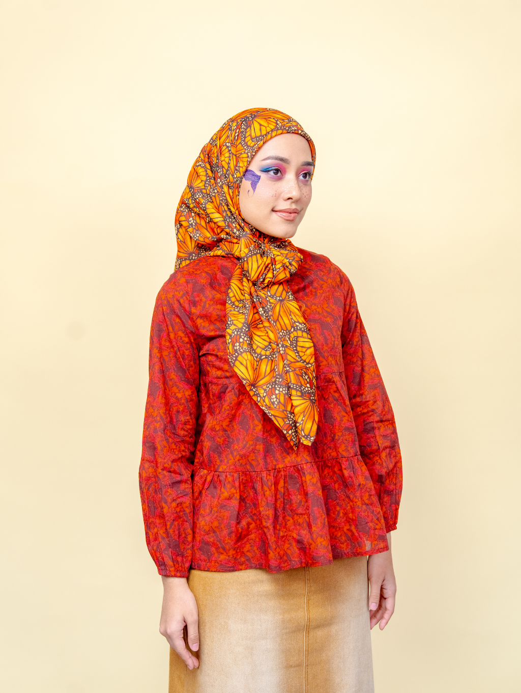Tyara Blouse - Isidora Maroon