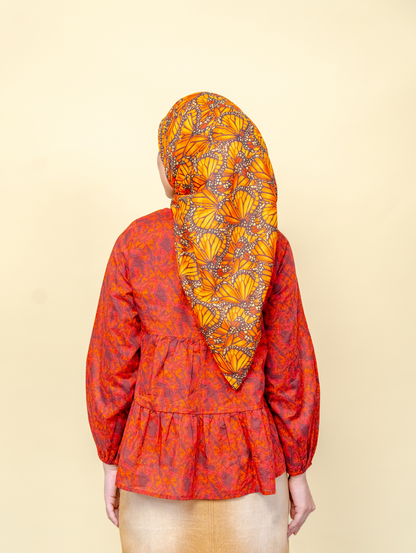 Tyara Blouse - Isidora Maroon