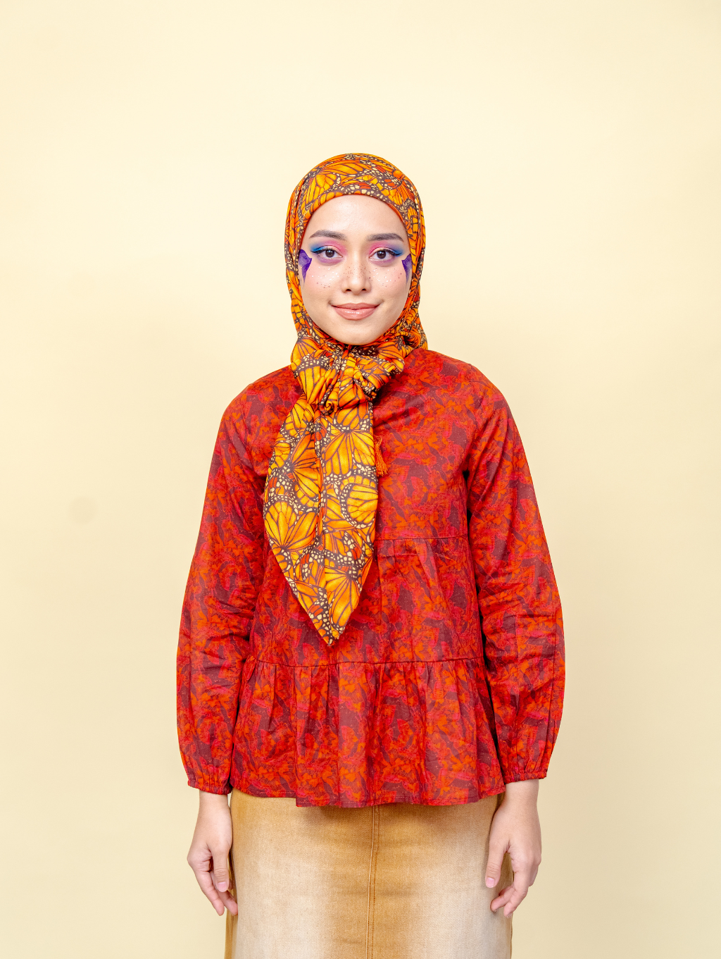 Tyara Blouse - Isidora Maroon