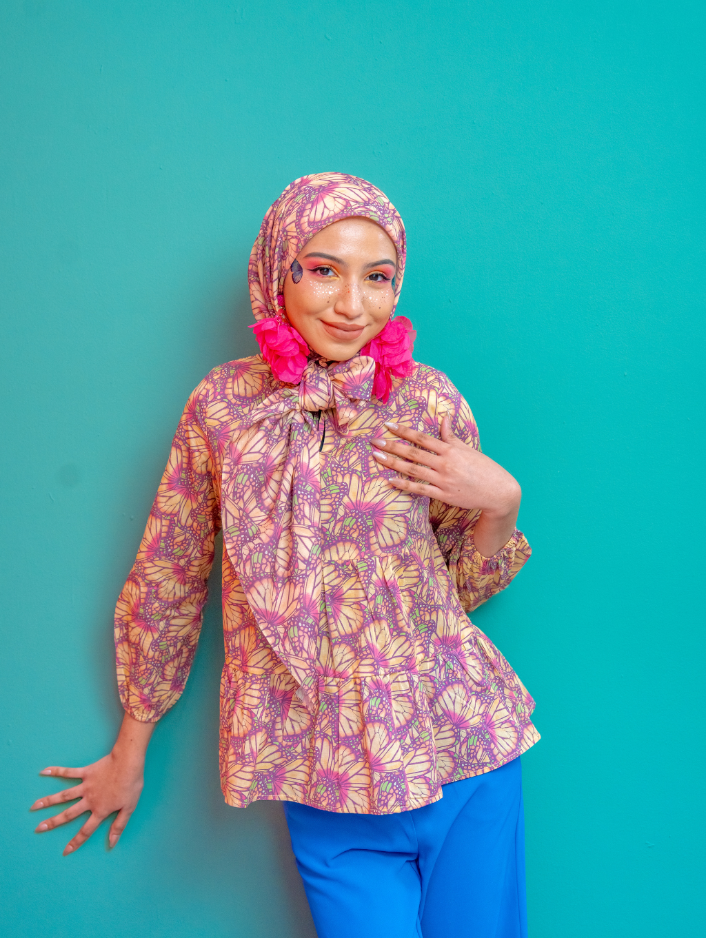 Tyara Blouse - Mariposa Pink
