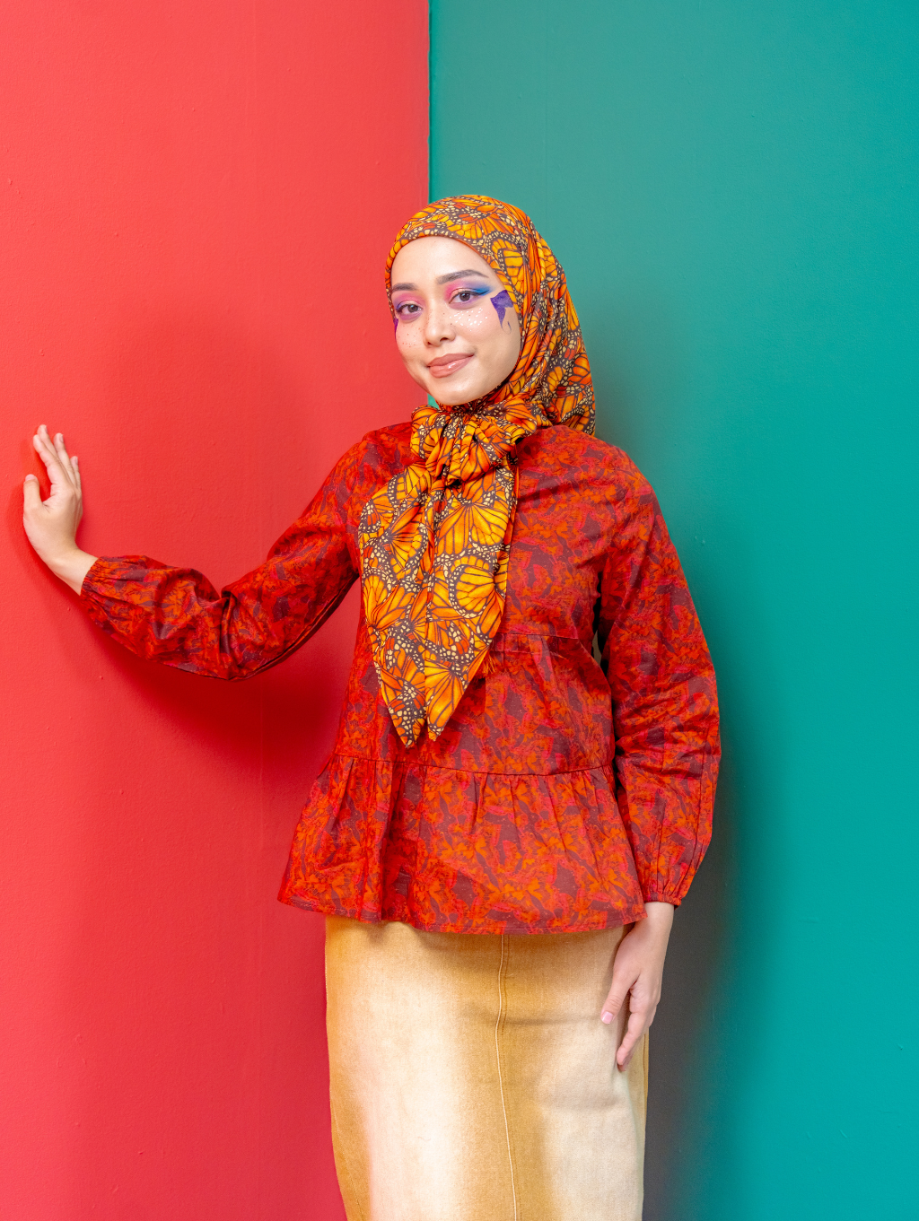Tyara Blouse - Isidora Maroon
