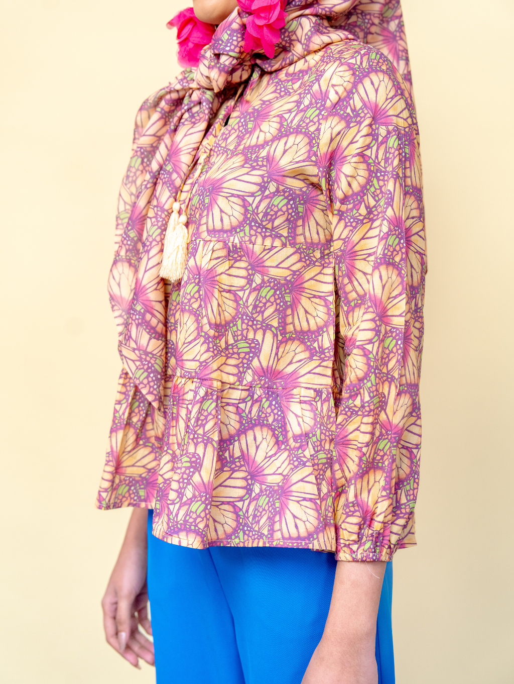 Tyara Blouse - Mariposa Pink