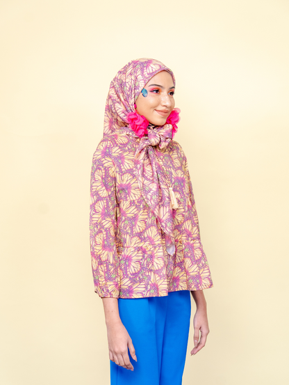Tyara Blouse - Mariposa Pink
