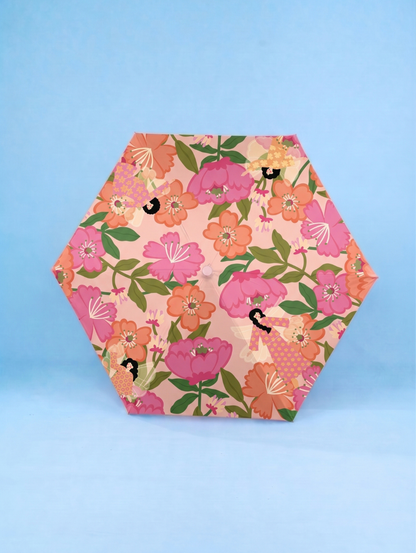 Molly Umbrella in Soft Peony