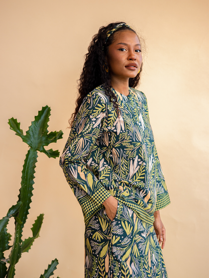 Daun Kurung in Hijau