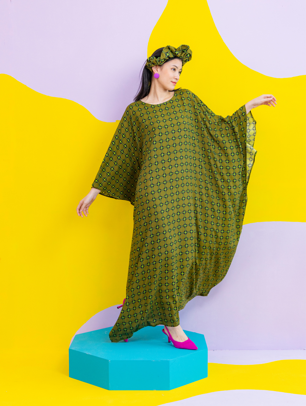 Luna Maxi Dress - Elipse Green