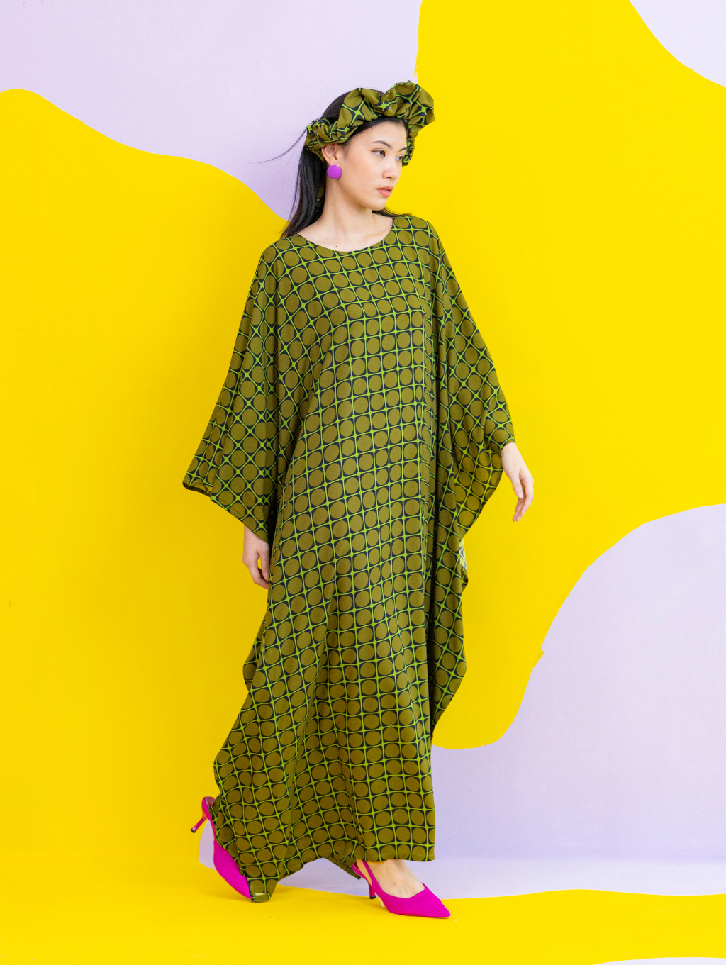 Luna Maxi Dress - Elipse Green