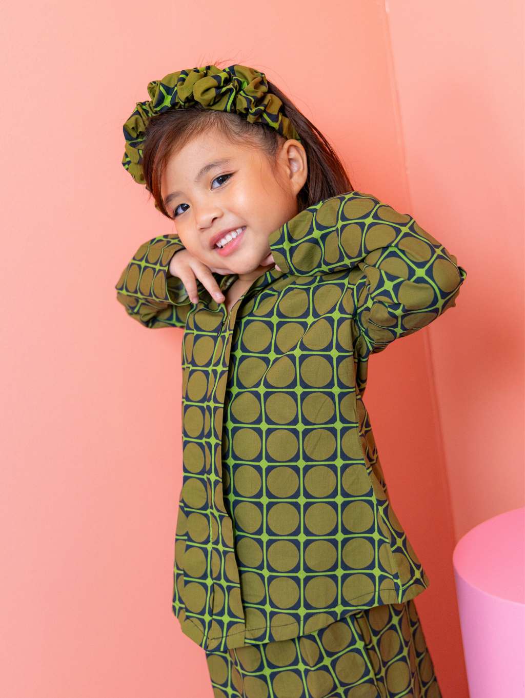 KIDS Elipse Kebaya in Green