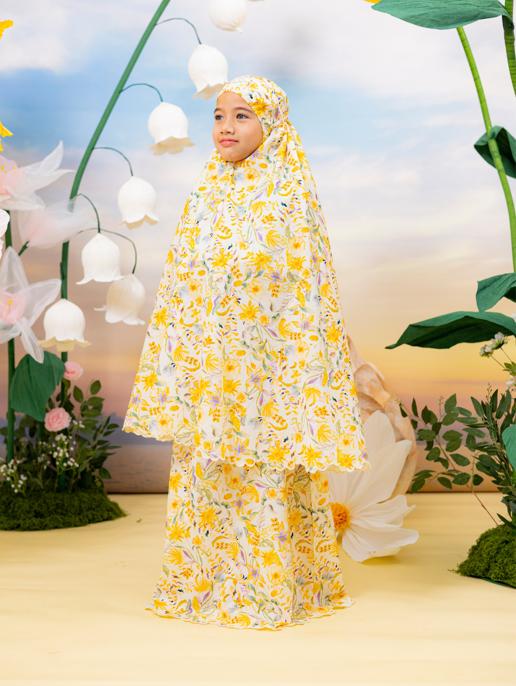 Kids Prayerwear - Jasmine in Yellow