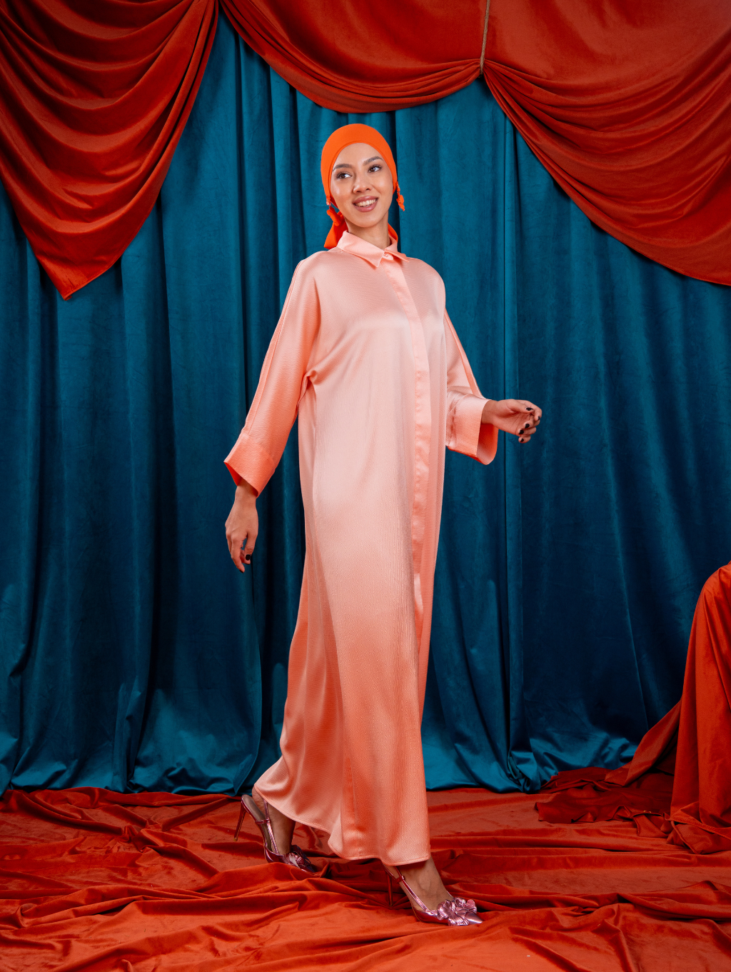 Zuzu Maxi Dress - Peach