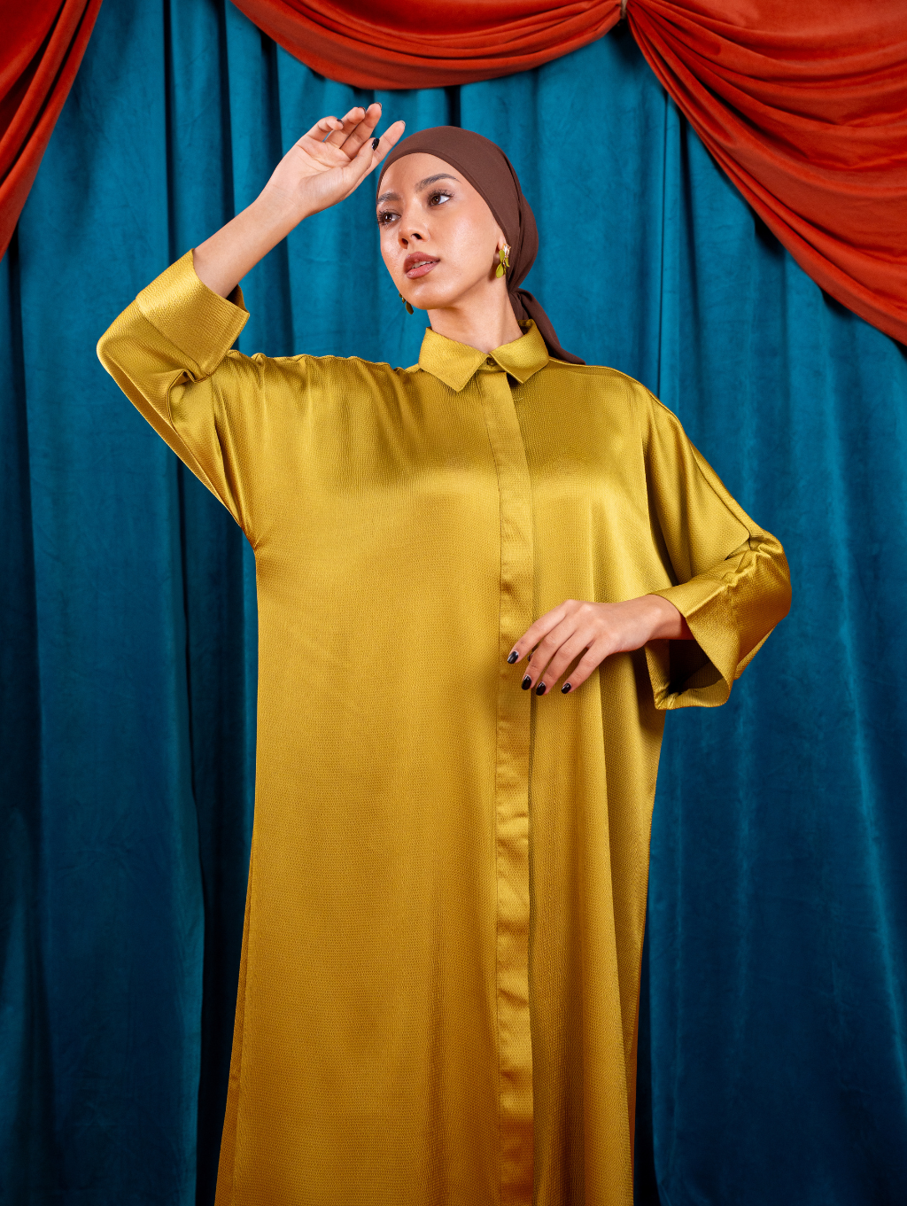Zuzu Maxi Dress - Olive Green