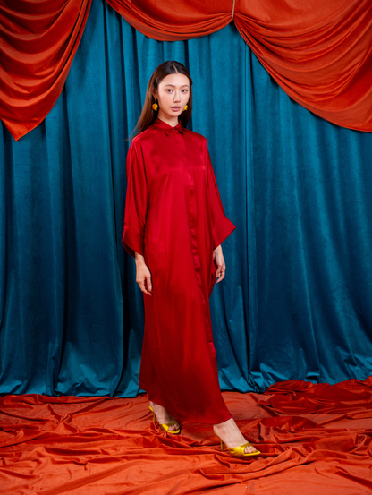 Zuzu Maxi Dress - Maroon