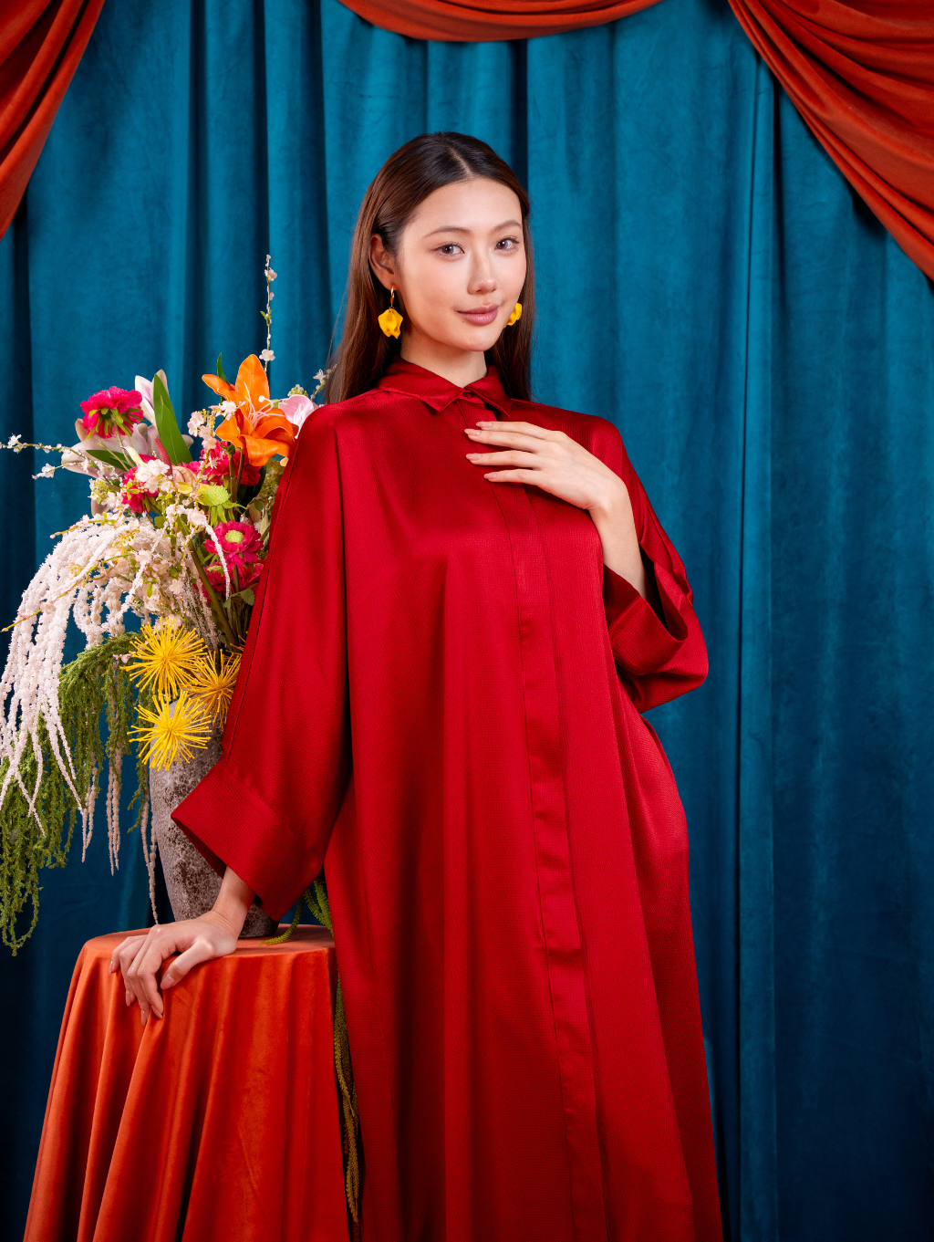 Zuzu Maxi Dress - Maroon