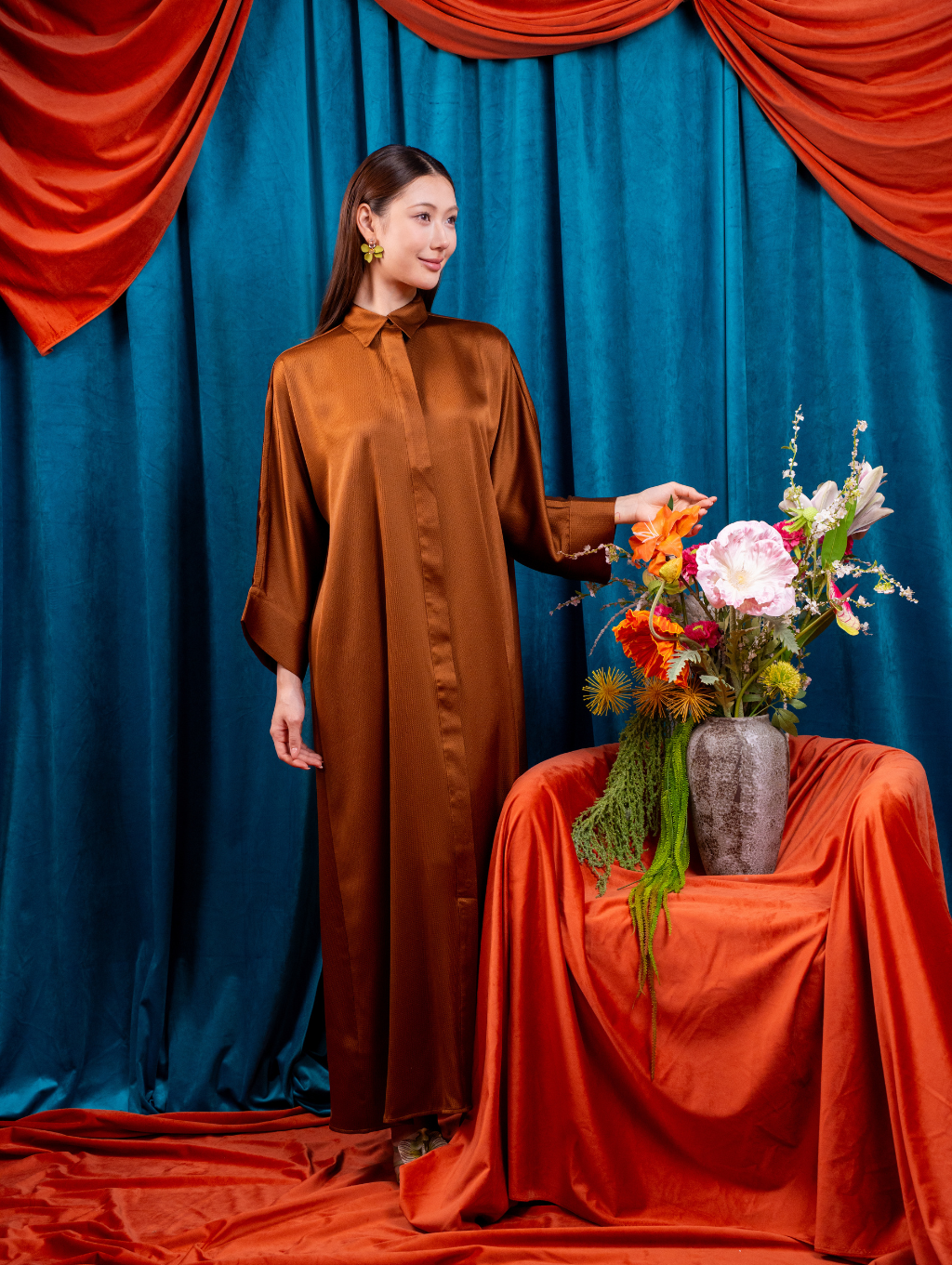 Zuzu Maxi Dress - Brown
