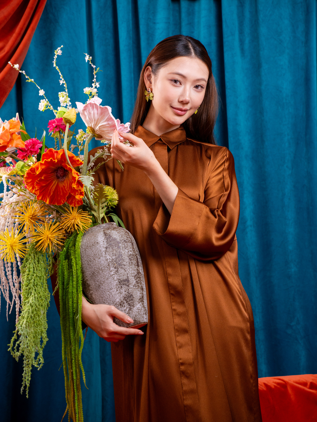 Zuzu Maxi Dress - Brown